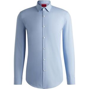 HUGO Pánská košile Kenno Slim-Fit z lehké bavlněné poplíny, Light/Pastel Blue 459 HUGO Pánská košile Kenno Slim-Fit z lehké bavlněné poplíny, Light/Pastel Blue 459