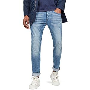 G-STAR RAW G-Star Pánské 3301 Slim Style Jeans, Modrá (Lt Aged Destroy 51001-9136-1243), 25 W/26 L G-STAR RAW G-Star Pánské 3301 Slim Style Jeans, Modrá (Lt Aged Destroy 51001-9136-1243), 25 W/26 L
