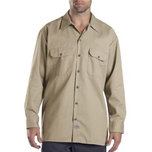 Dickies Pánské dlouhé rukávy ležérní košile, Béžová (khaki) Dickies Pánské dlouhé rukávy ležérní košile, Béžová (khaki)