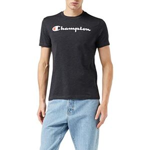 Champion Pánské tričko Classic Logo Crewneck, Černošedá Champion Pánské tričko Classic Logo Crewneck, Černošedá