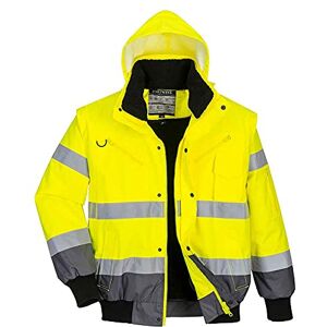 Portwest Vysoce bezpečná kontrastní bunda do bomber, barva: Žlutá/šedá, velikost: XXL, C465YGYXXL Portwest Vysoce bezpečná kontrastní bunda do bomber, barva: Žlutá/šedá, velikost: XXL, C465YGYXXL