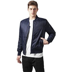 Urban Classics Pánská bunda Basic Bomber, Námořnická modrá (155), S Urban Classics Pánská bunda Basic Bomber, Námořnická modrá (155), S