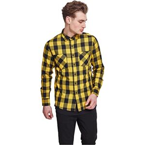 Urban Classics Pánské Checked Flanell Shirt, Vícebarevné (Blk/Honey), M Urban Classics Pánské Checked Flanell Shirt, Vícebarevné (Blk/Honey), M