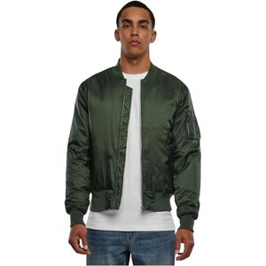 Urban Classics Pánská bunda Basic Bomber, Olivová, 4XL Urban Classics Pánská bunda Basic Bomber, Olivová, 4XL