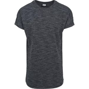 Urban Classics Pánské tričko Long Space Dye Turn Up Tee vícebarevné, Černá/bílá, S Urban Classics Pánské tričko Long Space Dye Turn Up Tee vícebarevné, Černá/bílá, S