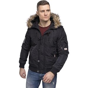 Lonsdale London Jarreth pánská zimní bunda černá Streetwear Lonsdale London Jarreth pánská zimní bunda černá Streetwear