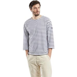 Armor-lux Armor Lux Pánské Beg Meil tričko, Blanc / Navire, 56 Armor-lux Armor Lux Pánské Beg Meil tričko, Blanc / Navire, 56