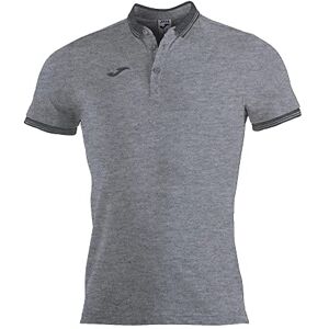 Joma Pánské polotričko s krátkým rukávem bavlna Mann Crew V tričko, Šedá, XL Joma Pánské polotričko s krátkým rukávem bavlna Mann Crew V tričko, Šedá, XL