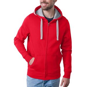 HRM Pánská mikina s kapucí I Premium mikina s kapucí pánská s kontrastní podšívkou I Basic Hoodie se zipem I Hoodie I vysoce kvalitní a udržitelné pánské oblečení, Malina HRM Pánská mikina s kapucí I Premium mikina s kapucí pánská s kontrastní podšívkou I Basic Hoodie se zipem I Hoodie I vysoce kvalitní a udržitelné pánské oblečení, Malina