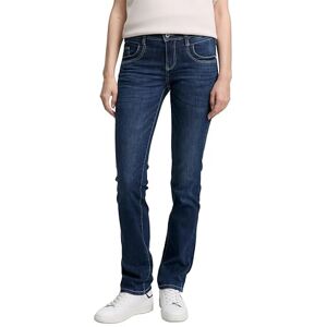TOM TAILOR Dámské Alexa Straight Jeans, 10282 Dark Stone Wash Denim, 28 W/34 L TOM TAILOR Dámské Alexa Straight Jeans, 10282 Dark Stone Wash Denim, 28 W/34 L