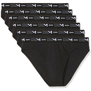 DIM Pánské pohodlné strečové bavlněné kalhotky X6 (balení 6 ks), černá, 5XL DIM Pánské pohodlné strečové bavlněné kalhotky X6 (balení 6 ks), černá, 5XL