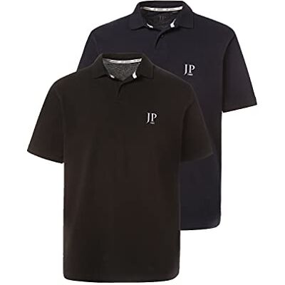 JP 1880 Pánské velké velikosti Menswear L-8XL až 8XL, tričko v dvojitém balení, základní tričko z čisté žerzejové kvality, kulatý výstřih, pohodlný střih 702637, černá, 4XL JP 1880 Pánské velké velikosti Menswear L-8XL až 8XL, tričko v dvojitém balení, základní tričko z čisté žerzejové kvality, kulatý výstřih, pohodlný střih 702637, černá, 4XL