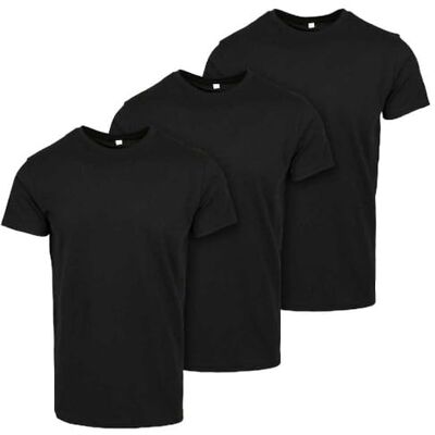 Build Your Brand Pánské tričko, Blk/Blk/Blk, XS Build Your Brand Pánské tričko, Blk/Blk/Blk, XS