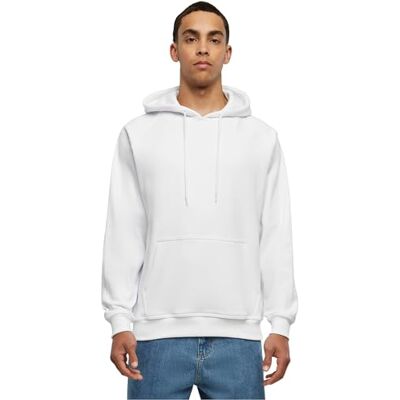 Urban Classics Pánský svetr s kapucí Blank Hoody, bílá, 4XL Urban Classics Pánský svetr s kapucí Blank Hoody, bílá, 4XL
