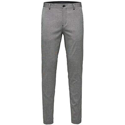 SELECTED HOMME Pánské kalhoty Shdskinny-mathsaul Lt. Grey Trouser Noos Skinny 33W / 34L Šedá (Light Grey Melange) SELECTED HOMME Pánské kalhoty Shdskinny-mathsaul Lt. Grey Trouser Noos Skinny 33W / 34L Šedá (Light Grey Melange)