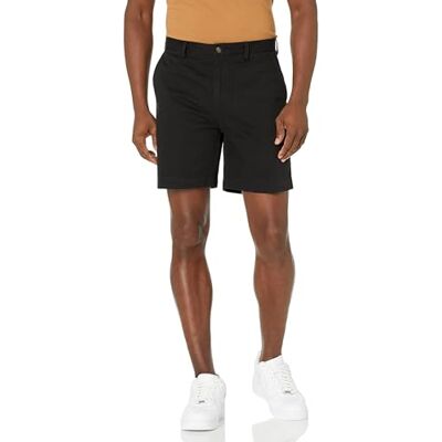 Amazon Essentials Pánské chino šortky 18 cm s klasickým střihem, černé, 31 W Amazon Essentials Pánské chino šortky 18 cm s klasickým střihem, černé, 31 W