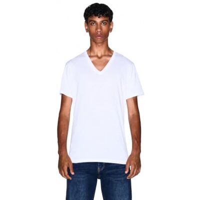 Giorgio Armani Pánské Pima Cotton tričko s výstřihem do V Giorgio Armani Pánské Pima Cotton tričko s výstřihem do V