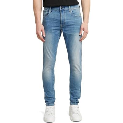 G-STAR RAW G-STAR Pánské Revend Skinny Jeans, Modrá (Lt Indigo Aged 51010-8968-8436) G-STAR RAW G-STAR Pánské Revend Skinny Jeans, Modrá (Lt Indigo Aged 51010-8968-8436)