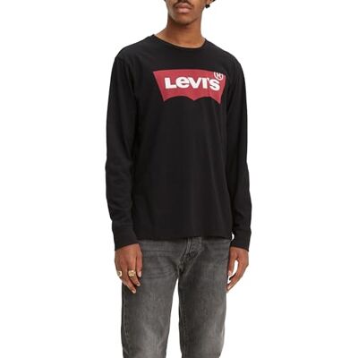 Levi's Pánské triko Long-Sleeve Standard Graphic Tee, Stonewashed Black Levi's Pánské triko Long-Sleeve Standard Graphic Tee, Stonewashed Black