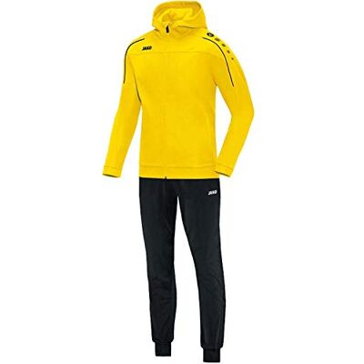 JAKO Pánská tepláková souprava Polyester Classico s kapucí, nightblue/citro, XXL, M9450 JAKO Pánská tepláková souprava Polyester Classico s kapucí, nightblue/citro, XXL, M9450