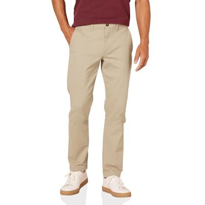 Amazon Essentials Pánské ležérní slim fit strečové chino kalhoty, khaki, 29 W / 30 l Amazon Essentials Pánské ležérní slim fit strečové chino kalhoty, khaki, 29 W / 30 l