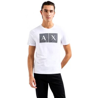 Giorgio Armani Pánské tričko Crew Quited Logo Tee Giorgio Armani Pánské tričko Crew Quited Logo Tee