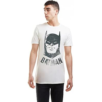 DC Comics Pánské tričko Batman Vintage, Béžová (Natural Nal), S DC Comics Pánské tričko Batman Vintage, Béžová (Natural Nal), S