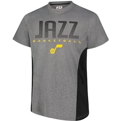 Ultra Game NBA pánské Active Tee Shirt, Antracitová melírovaná, M Ultra Game NBA pánské Active Tee Shirt, Antracitová melírovaná, M