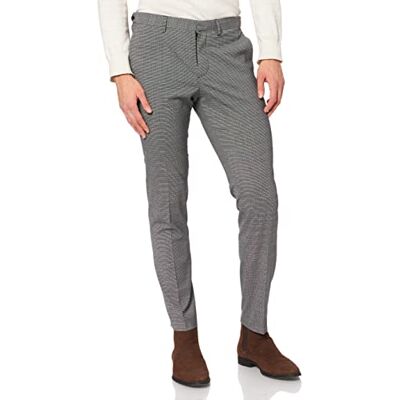 SELECTED HOMME Pánské oblekové kalhoty Slhslim-buffalonoah White Chk TRS B, černá (Black Black) SELECTED HOMME Pánské oblekové kalhoty Slhslim-buffalonoah White Chk TRS B, černá (Black Black)