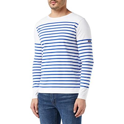 Armor-lux Armor Lux Herren 76832 Langarmshirt, Mehrfarbig (Blanc/Etoile Dw5), X-Large Armor-lux Armor Lux Herren 76832 Langarmshirt, Mehrfarbig (Blanc/Etoile Dw5), X-Large