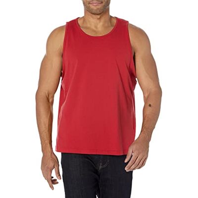 Amazon Essentials Pánská tílka, normální střih, červená, XXL Amazon Essentials Pánská tílka, normální střih, červená, XXL