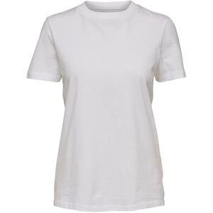 SELECTED FEMME Dámské tričko Sfmy Perfect Ss Tee Box Cut Noos tričko (balení 1 ks), bílá (Bright White), L SELECTED FEMME Dámské tričko Sfmy Perfect Ss Tee Box Cut Noos tričko (balení 1 ks), bílá (Bright White), L