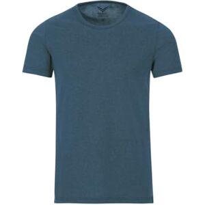 Trigema Dámské tričko z bavlny/elastanu, Modrá (džínová melange 643), XXL Trigema Dámské tričko z bavlny/elastanu, Modrá (džínová melange 643), XXL