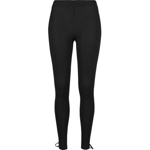 Urban Classics Dámské legíny Ladies Laced Up Back Skinny 27W / 32L černá (Black 7) Urban Classics Dámské legíny Ladies Laced Up Back Skinny 27W / 32L černá (Black 7)