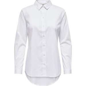 JDY Dámské mio L/S tričko WVN Noos halenka, bílá, 36 JDY Dámské mio L/S tričko WVN Noos halenka, bílá, 36