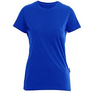 HRM Dámské luxusní tričko s kulatým výstřihem I Premium dámské tričko kulatý výstřih ze 100% bio bavlny I základní dámské tričko lze prát do 60 °C I Kvalitní a udržitelné dámské horní díly, Modrá HRM Dámské luxusní tričko s kulatým výstřihem I Premium dámské tričko kulatý výstřih ze 100% bio bavlny I základní dámské tričko lze prát do 60 °C I Kvalitní a udržitelné dámské horní díly, Modrá