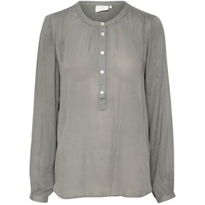 KAFFE Halenka s dlouhým rukávem Karla dámská halenka Amber dlouhý rukáv tričko elegantní výstřih do V Henley styl, smoked pearl KAFFE Halenka s dlouhým rukávem Karla dámská halenka Amber dlouhý rukáv tričko elegantní výstřih do V Henley styl, smoked pearl