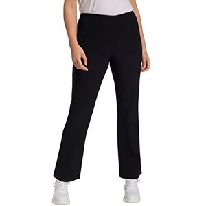 Ulla Popken Dámské velké velikosti Nadměrné velikosti Plus Size Bengalin kalhoty 615444, černá, 38 W/30 L Ulla Popken Dámské velké velikosti Nadměrné velikosti Plus Size Bengalin kalhoty 615444, černá, 38 W/30 L