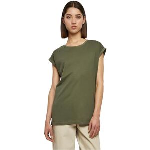 Urban Classics Dámské tričko Ladies Extended Shoulder Tee, Olivová, XL Urban Classics Dámské tričko Ladies Extended Shoulder Tee, Olivová, XL
