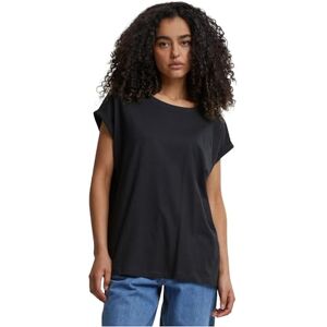 Urban Classics Dámské tričko Ladies Extended Shoulder Tee, černá, S Urban Classics Dámské tričko Ladies Extended Shoulder Tee, černá, S