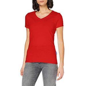 HRM Dámské F Luxury výstřih do V Tee, červená, XXL HRM Dámské F Luxury výstřih do V Tee, červená, XXL