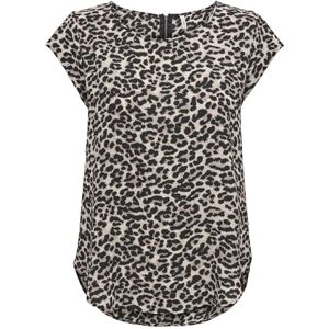 ONLY Dámský Onlvic Ss AOP Noos Ptm Top, tričko halenka, halenka, tričko pro ženy, dámské tričko, elegantní dámský horní díl, Vícebarevné (Pumice Stone Aop: Leo Aop), 42 ONLY Dámský Onlvic Ss AOP Noos Ptm Top, tričko halenka, halenka, tričko pro ženy, dámské tričko, elegantní dámský horní díl, Vícebarevné (Pumice Stone Aop: Leo Aop), 42