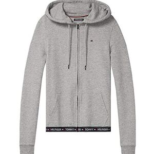 Tommy Hilfiger Dámské těžké bundy s průběžným zipem, Šedá (Grey Heather) Tommy Hilfiger Dámské těžké bundy s průběžným zipem, Šedá (Grey Heather)