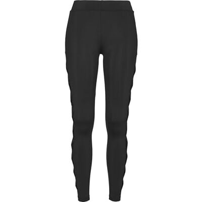Urban Classics Dámské dámské legíny ze síťoviny, černá Urban Classics Dámské dámské legíny ze síťoviny, černá