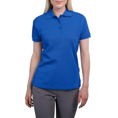 HRM Dámské Heavy Polo I Premium polotričko dámské ze 100% bavlny I Basic polokošile lze prát do 60 °C I vysoce kvalitní a udržitelné dámské horní díly I Workwear, královská modrá HRM Dámské Heavy Polo I Premium polotričko dámské ze 100% bavlny I Basic polokošile lze prát do 60 °C I vysoce kvalitní a udržitelné dámské horní díly I Workwear, královská modrá