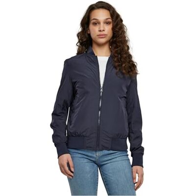 Urban Classics Dámská dámská bunda Light Bomber, Námořnická modrá, M Urban Classics Dámská dámská bunda Light Bomber, Námořnická modrá, M