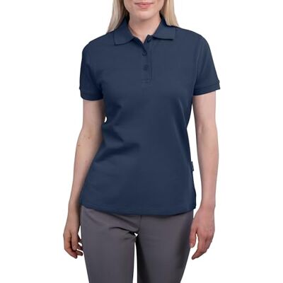 HRM Dámské Heavy Polo I Premium polotričko dámské ze 100% bavlny I Basic Polohkošile lze prát do 60 °C I Kvalitní & udržitelné dámské horní díly I Workwear, Námořnická modrá HRM Dámské Heavy Polo I Premium polotričko dámské ze 100% bavlny I Basic Polohkošile lze prát do 60 °C I Kvalitní & udržitelné dámské horní díly I Workwear, Námořnická modrá