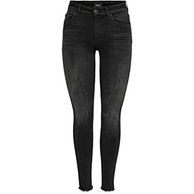 ONLY Dámské džíny, Černý denim, XS / délka 34 ONLY Dámské džíny, Černý denim, XS / délka 34