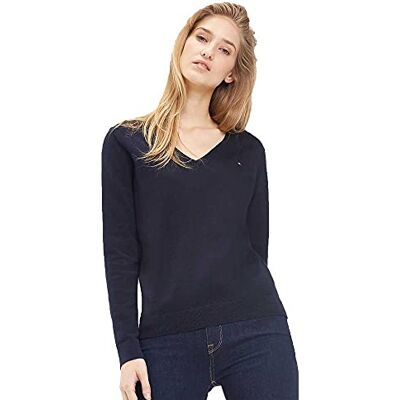 Tommy Hilfiger Dámský pulovr Heritage Elegant, Midnight Tommy Hilfiger Dámský pulovr Heritage Elegant, Midnight