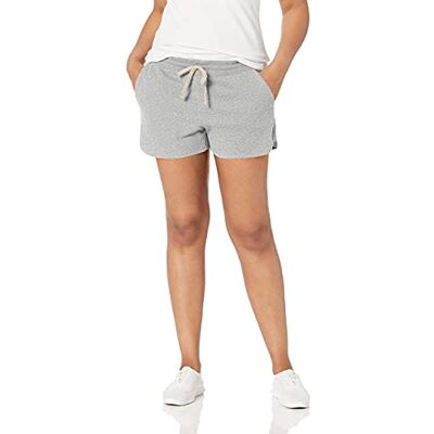Amazon Essentials Dámské kraťasy French Terry, -light grey heather, Medium Amazon Essentials Dámské kraťasy French Terry, -light grey heather, Medium